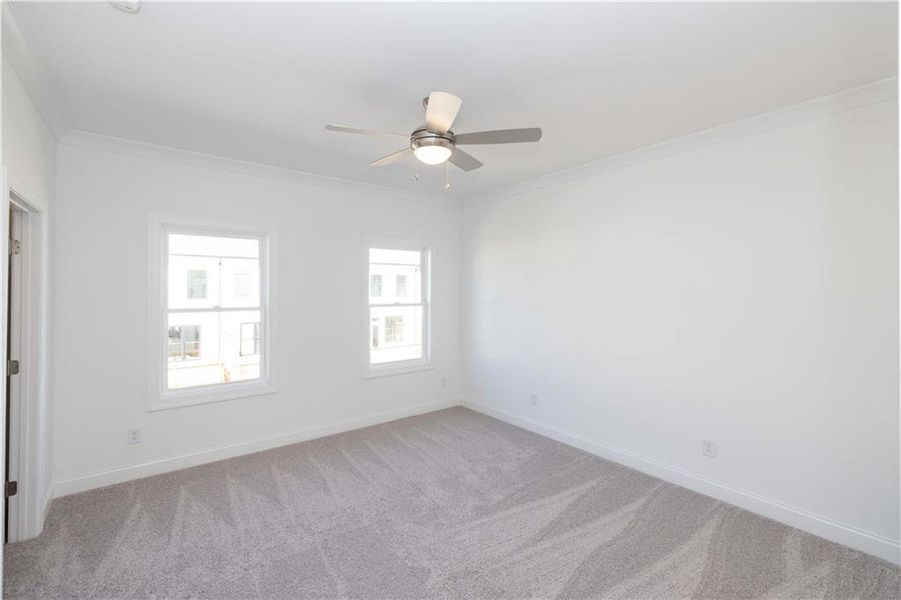 Spacious, unfurnished interior of a new home in Millcroft Townhomes, Buford (Image 18). Spacious, unfurnished interior of a new home in Millcroft Townhomes, Buford (Image 18).