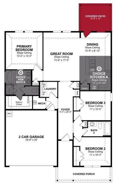 Beazer Homes Stark Farms Allegheny Floorplan.