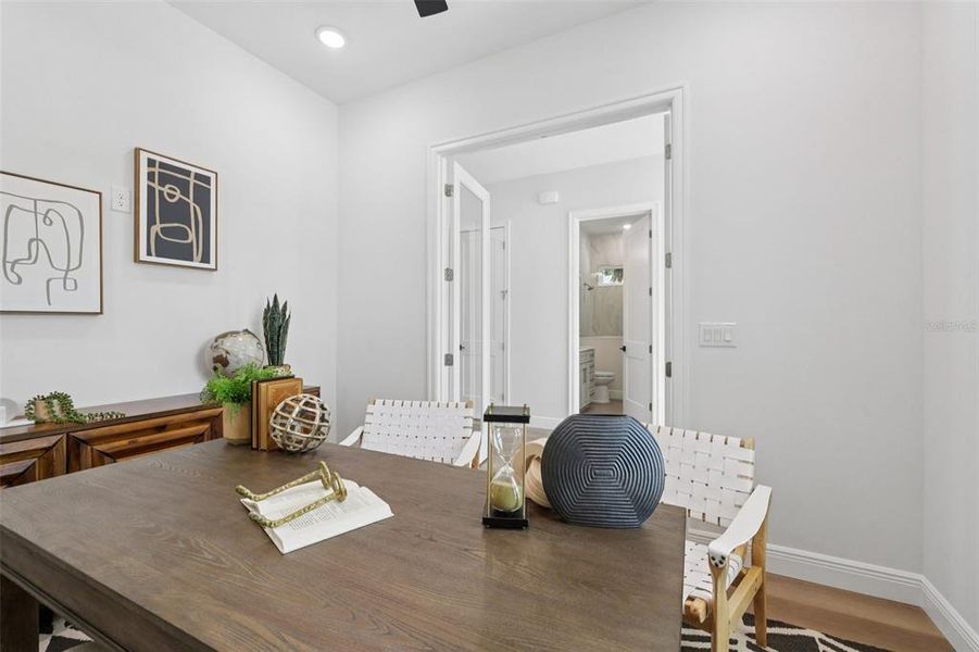 Furnished interior view inside a new home in , Tampa (Image 30).