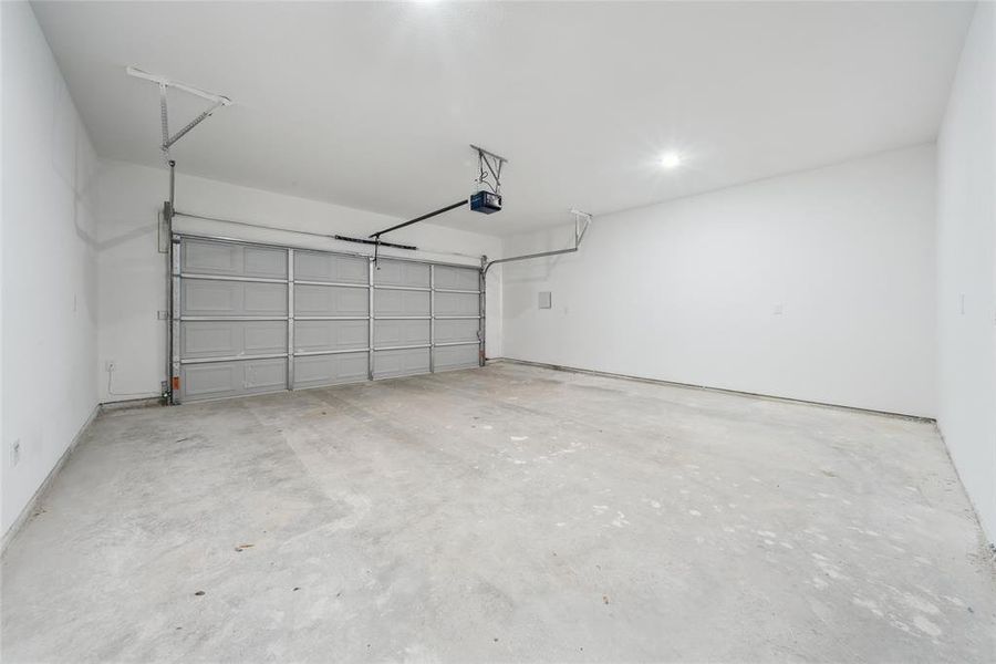 2 Car Garage with water heater