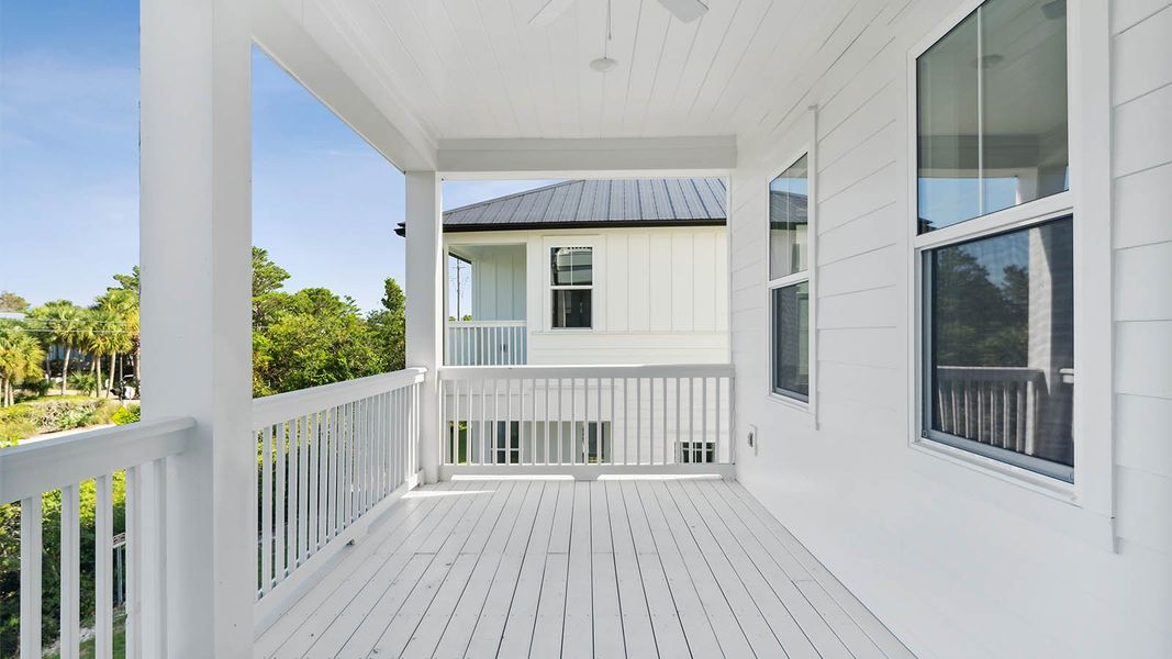 Representative exterior details of a home built from the Cayman by D.R. Horton in Parkside, Santa Rosa Beach (Image 4).