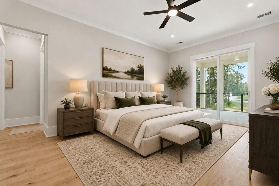 Furnished interior view inside a new home in , Moncks Corner (Image 20).