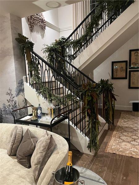 Furnished interior view inside a new home in , Atlanta (Image 17). Furnished interior view inside a new home in , Atlanta (Image 17).