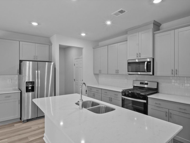 Furnished interior view inside a new home in Vickery Station, Woodruff (Image 3).