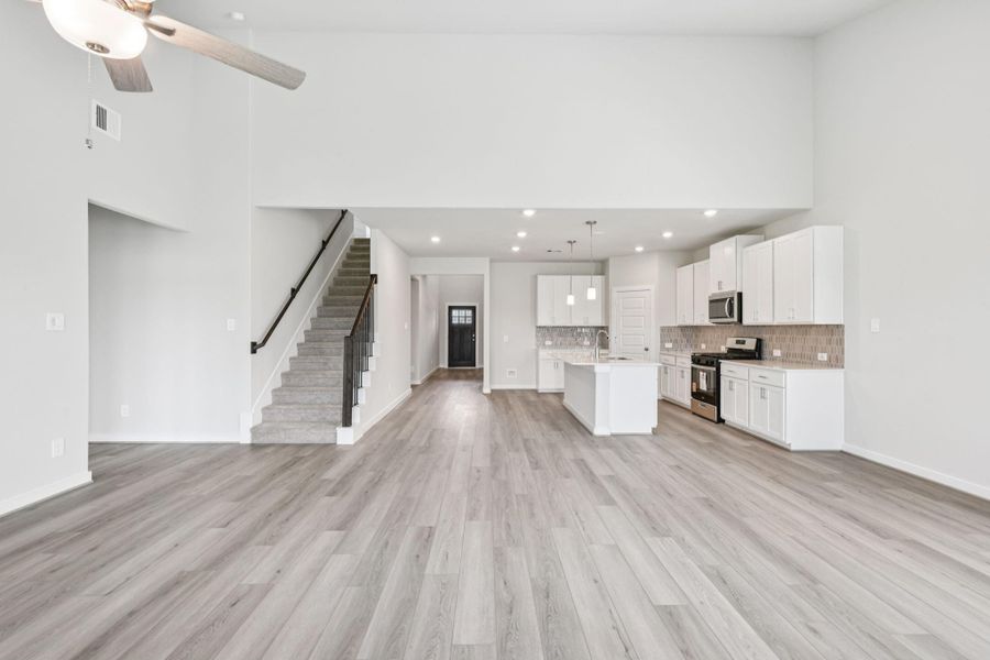 Photo is not of the actual home, but is an inspirational photo of builder’s model home and may depict options, furnishings, and/or decorator features that are not included