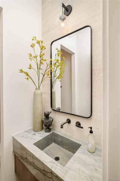 Furnished interior view inside a new home in , Denver (Image 32).