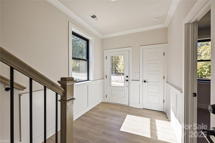 Furnished interior view inside a new home in , Charlotte (Image 7). Furnished interior view inside a new home in , Charlotte (Image 7).