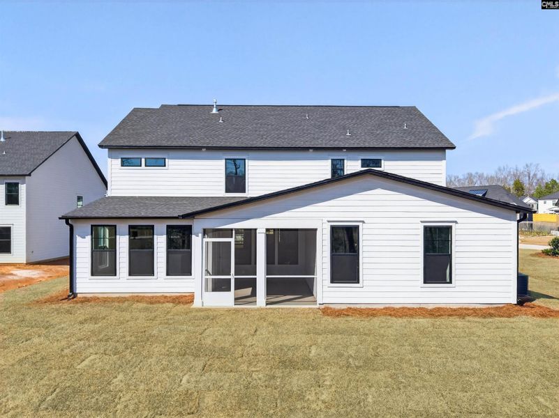 Exterior details and patio area of a home in Collins Cove, Chapin (Image 3).