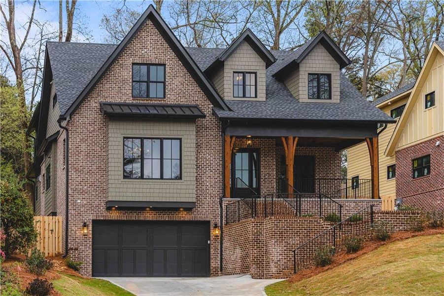 Front exterior of a new home in , Decatur, GA, highlighting curb appeal (Image 31).