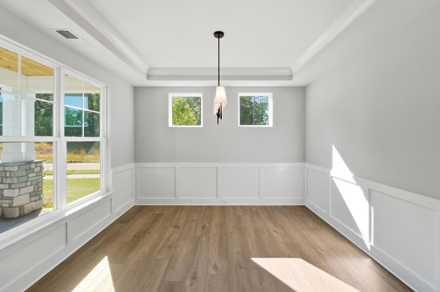Spacious, unfurnished interior of a new home in Enclave at Riverdale, Huntersville (Image 14). Spacious, unfurnished interior of a new home in Enclave at Riverdale, Huntersville (Image 14).