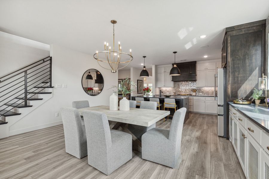 Furnished interior view inside a new home in Cross Creek Meadows 55' & 60' Series, Celina (Image 11).