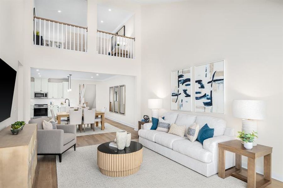 Furnished interior view inside a new home in Newberry 55+, McDonough (Image 6).