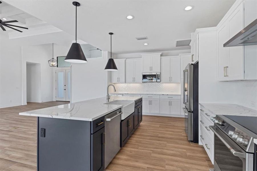 Furnished interior view inside a new home in , Port Charlotte (Image 6).