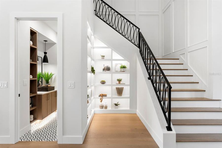 Furnished interior view inside a new home in , Tampa (Image 6). Furnished interior view inside a new home in , Tampa (Image 6).