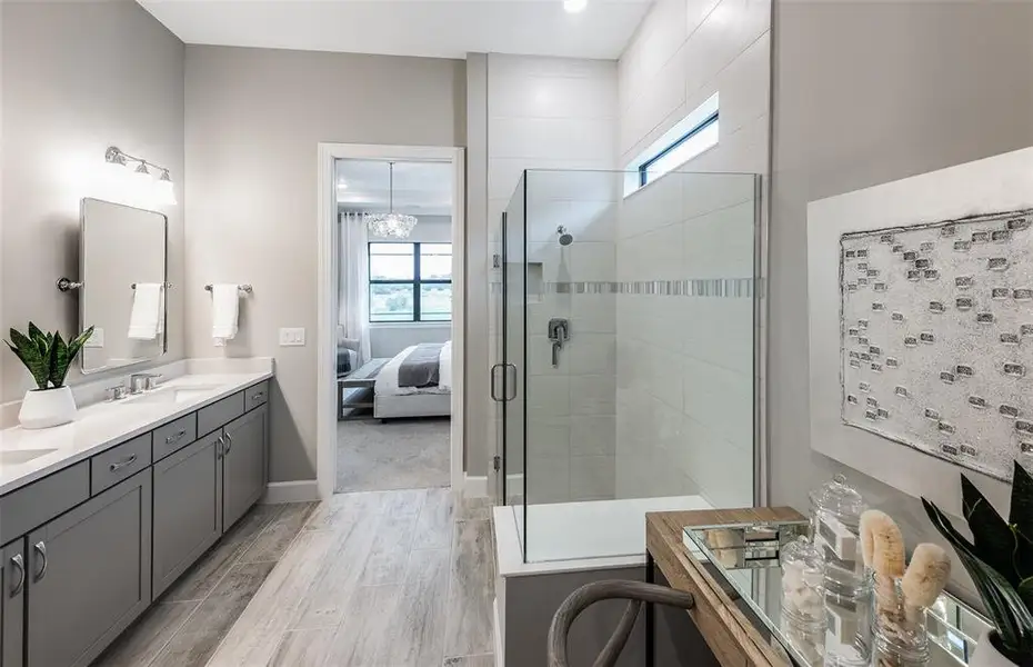Furnished interior view inside a new home in Talon Preserve on Palmer Ranch, Nokomis (Image 10).