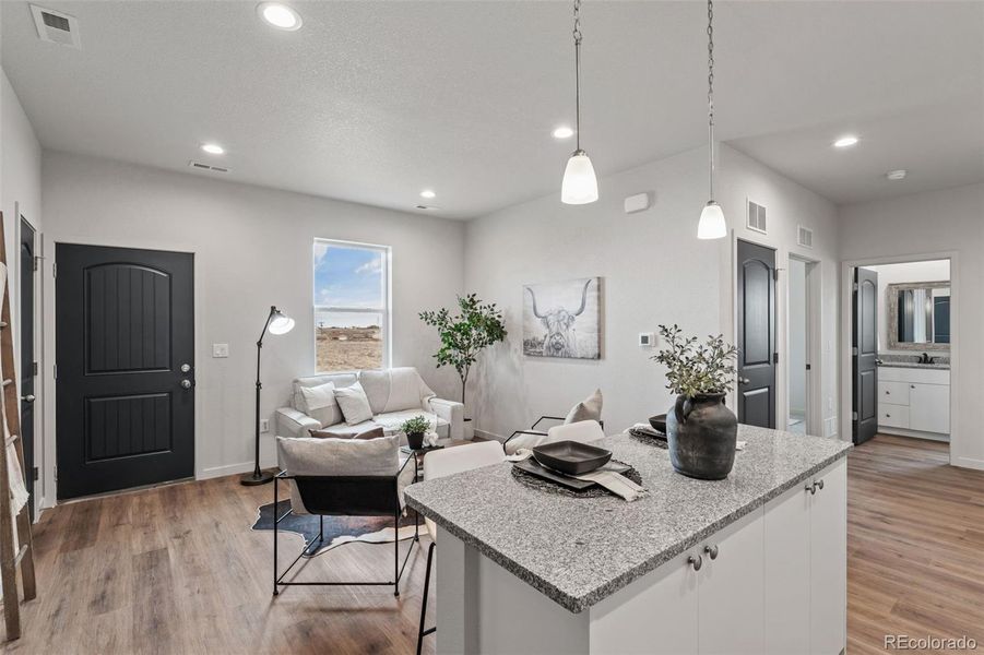 Furnished interior view inside a new home in , Pueblo West (Image 9).