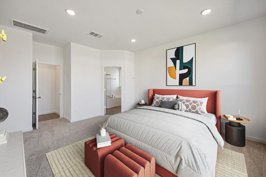 Furnished interior view inside a new home in Montgomery Bend, Montgomery (Image 13).