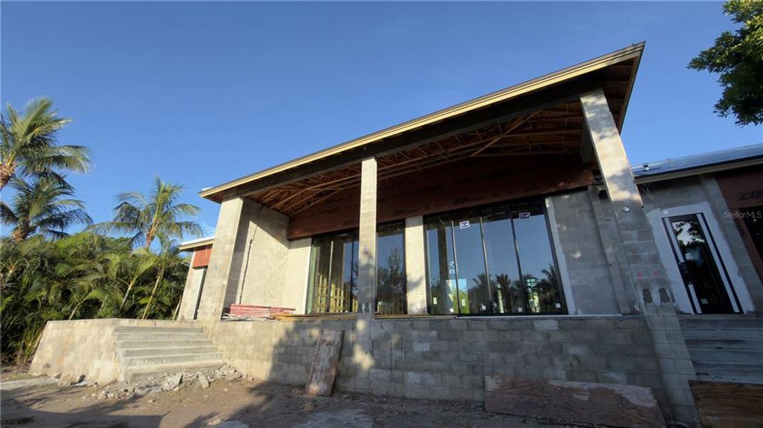 In-progress construction of a new home in , Sarasota, FL (Image 37).