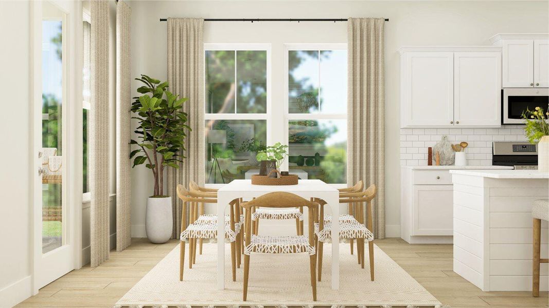 Furnished interior view inside a new home in Carnes Crossroads, Summerville (Image 7).
