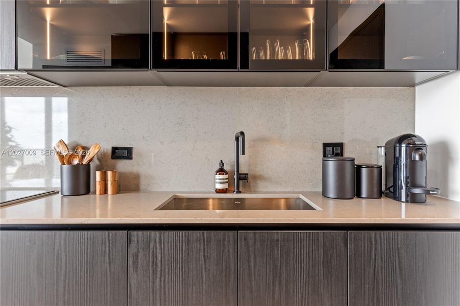 Close-up of interior finishes inside a home in , Miami (Image 24).