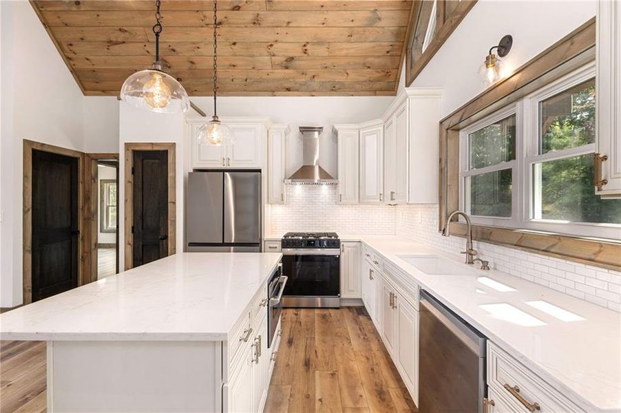 Furnished interior view inside a new home in , Ellijay (Image 9).