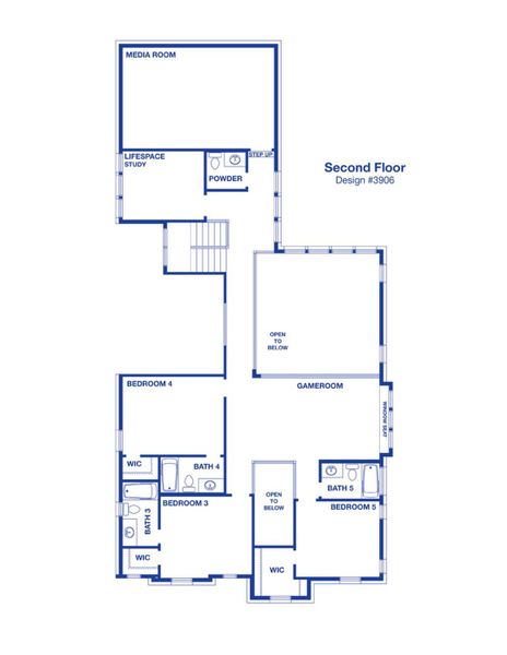 2D floor plan layout for the Victoria by Grand Homes in Lake Forest, McKinney, TX (Image 3). 2D floor plan layout for the Victoria by Grand Homes in Lake Forest, McKinney, TX (Image 3).
