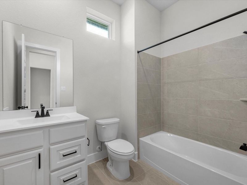 Furnished interior view inside a new home in Dunham Pointe, Cypress (Image 5).