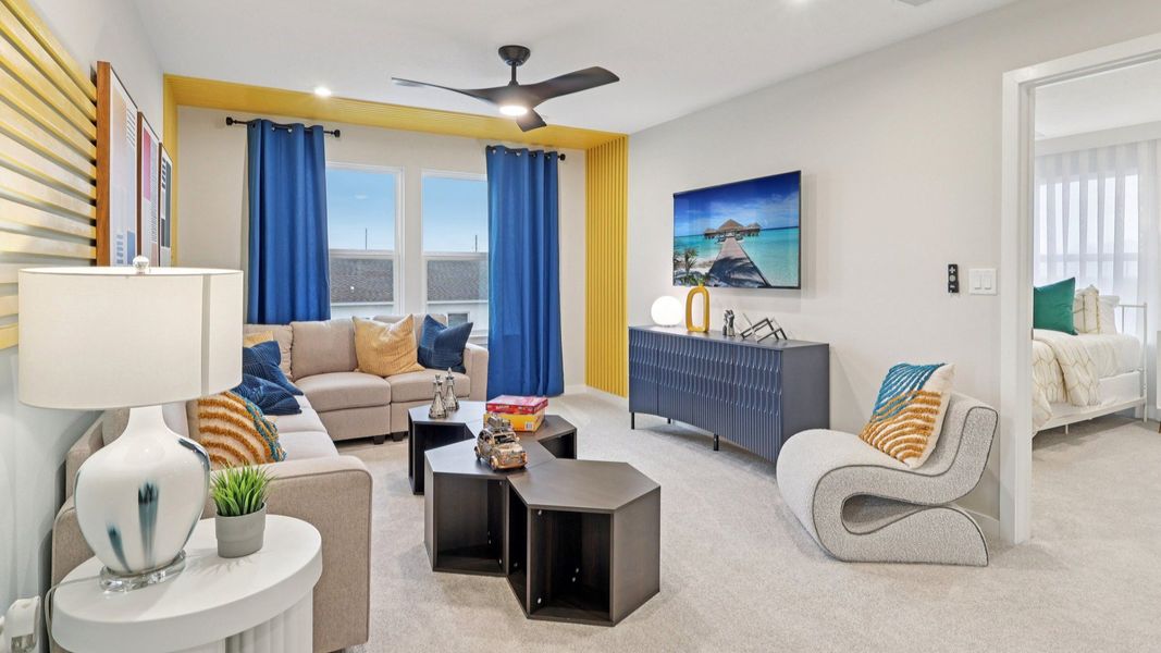 Furnished interior view inside a new home in Hamilton Bluff, Haines City (Image 14). Furnished interior view inside a new home in Hamilton Bluff, Haines City (Image 14).