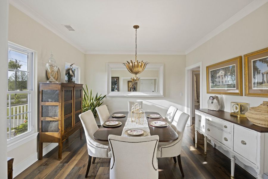 Furnished interior view inside a new home in , Meggett (Image 38).