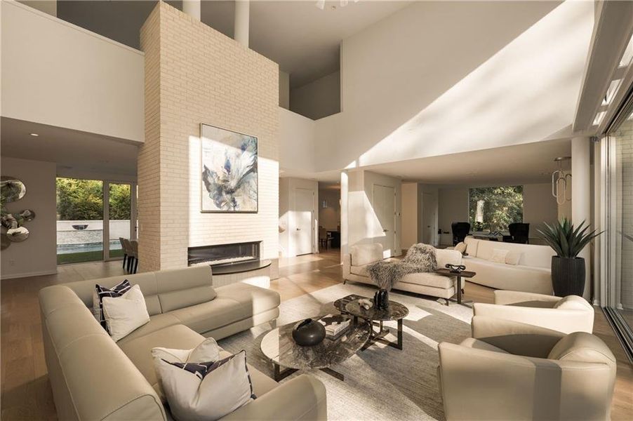 Furnished interior view inside a new home in , Atlanta (Image 14).