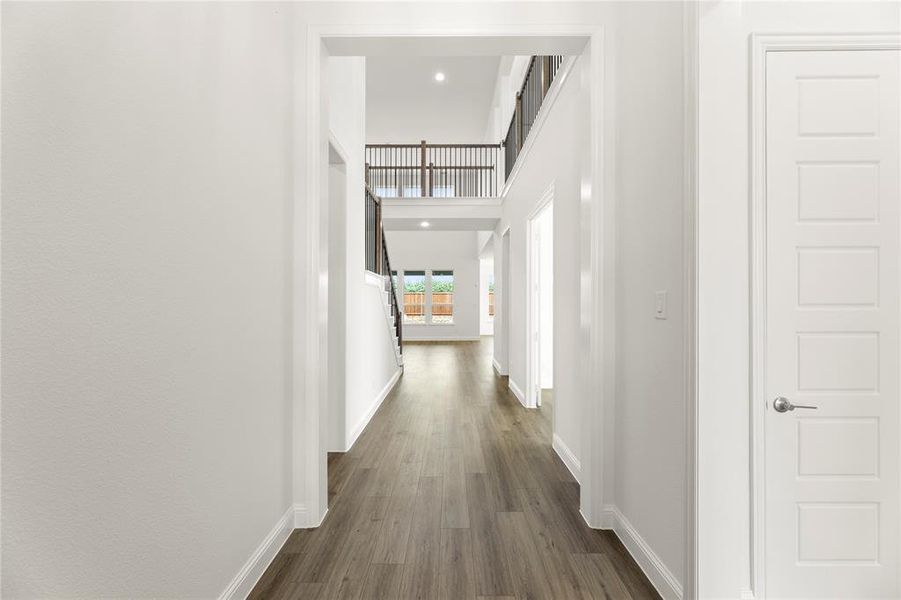 Spacious, unfurnished interior of a new home in Milrany Ranch, Melissa (Image 27). Spacious, unfurnished interior of a new home in Milrany Ranch, Melissa (Image 27).