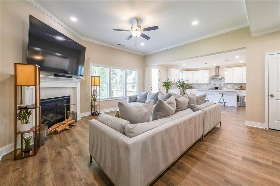 Furnished interior view inside a new home in , Tucker (Image 16).