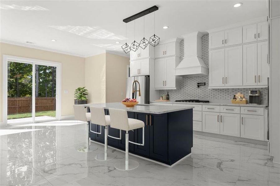 Furnished interior view inside a new home in , Atlanta (Image 6).