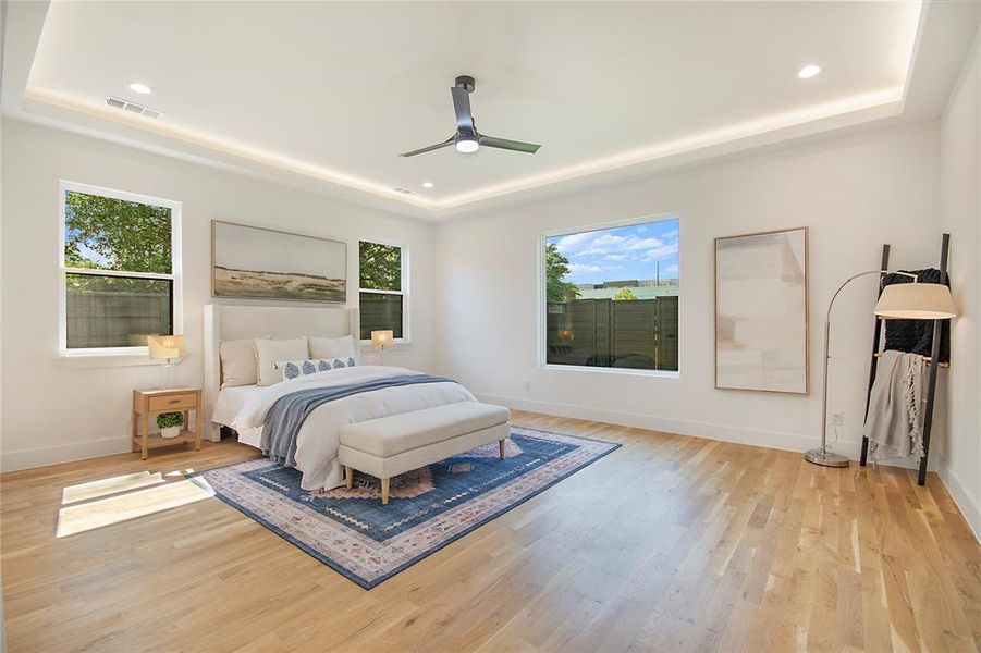 Furnished interior view inside a new home in , Dallas (Image 16).