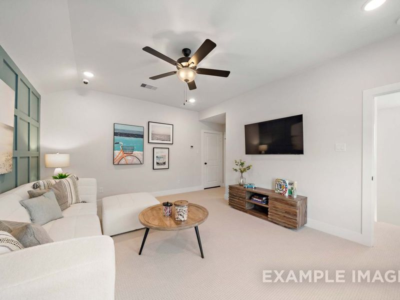 Representative furnished interior of a home built from the The Edward A with 3-Car Garage by Davidson Homes LLC in Lago Mar, Texas City (Image 19). Representative furnished interior of a home built from the The Edward A with 3-Car Garage by Davidson Homes LLC in Lago Mar, Texas City (Image 19).