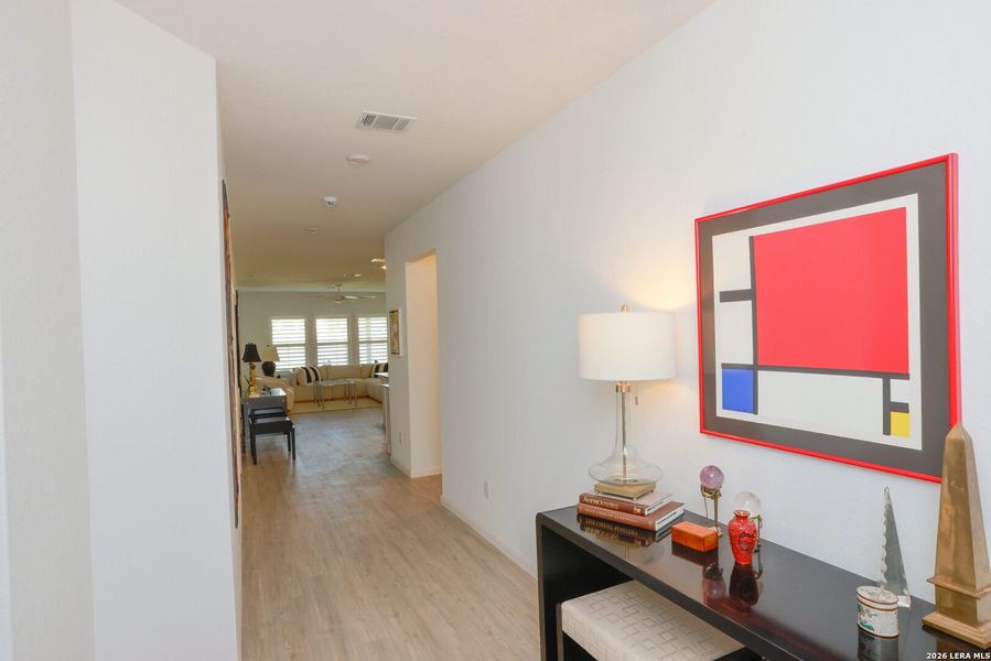 Furnished interior view inside a new home in Hidden Trails, Bulverde (Image 36).