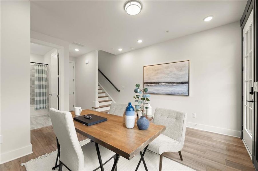 Furnished interior view inside a new home in The Gathering – Alpharetta, Alpharetta (Image 7).