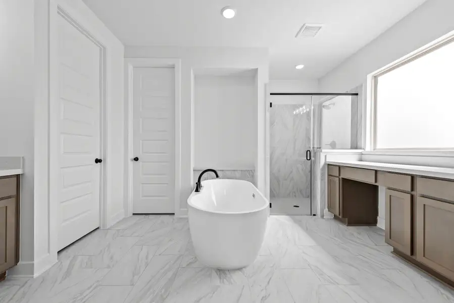 Furnished interior view inside a new home in Flora - 60', Hutto (Image 7). Furnished interior view inside a new home in Flora - 60', Hutto (Image 7).