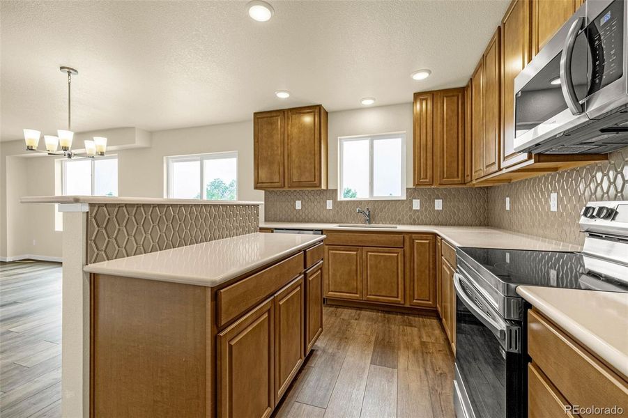 Furnished interior view inside a new home in , Colorado Springs (Image 6).