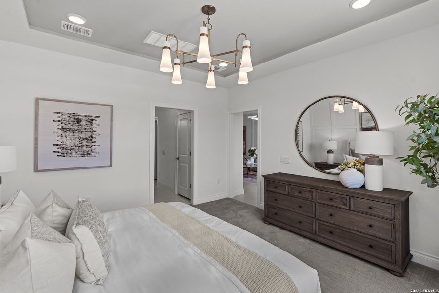 Furnished interior view inside a new home in Del Webb New Braunfels at Veramendi, New Braunfels (Image 9).