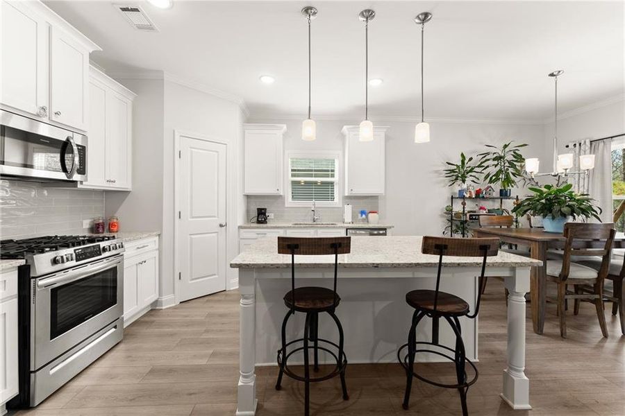 Furnished interior view inside a new home in , Dawsonville (Image 34).
