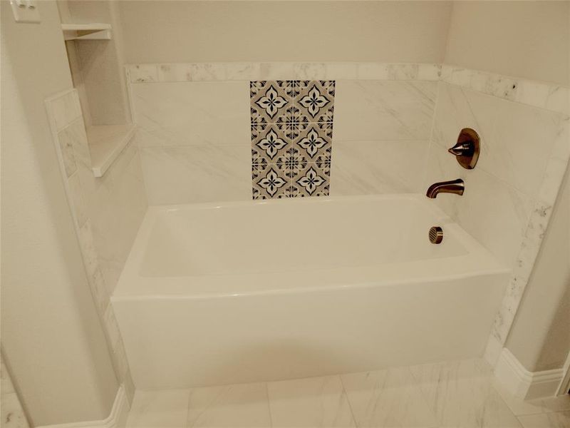 Bathroom with a tub