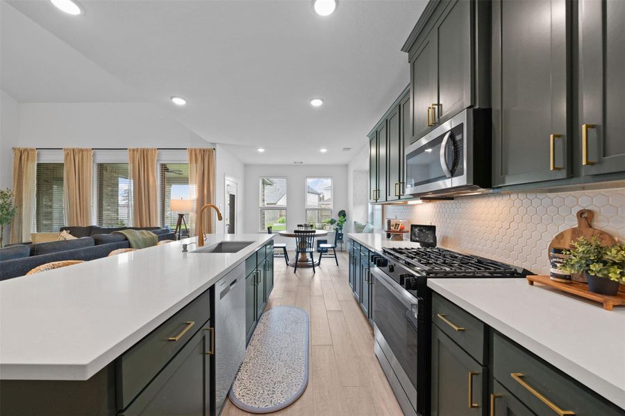 Furnished interior view inside a new home in Sorella, Tomball (Image 13).