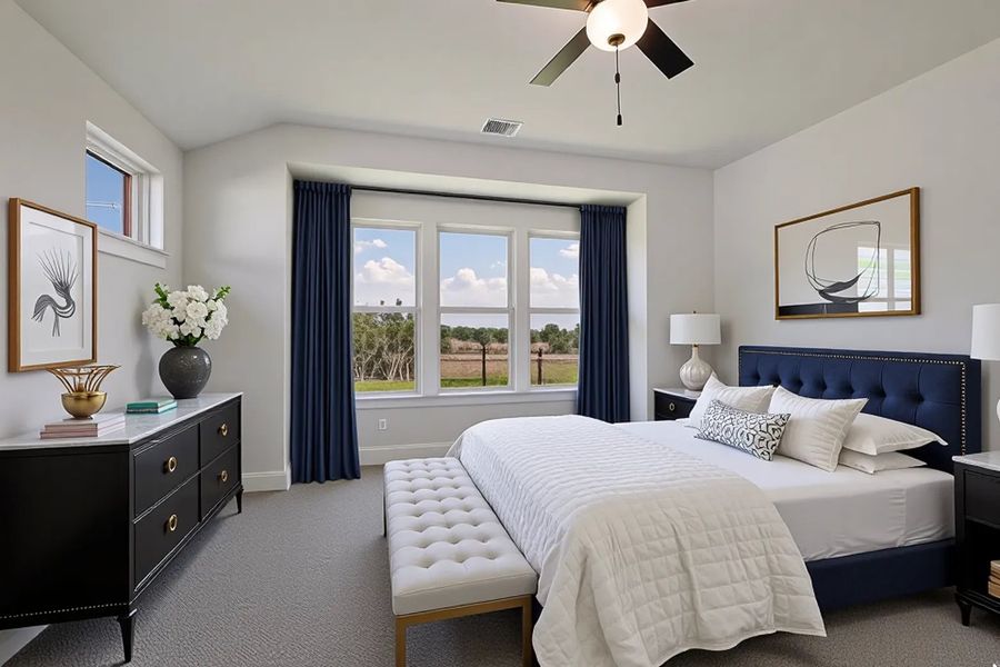 Furnished interior view inside a new home in Esperanza, Boerne (Image 10).