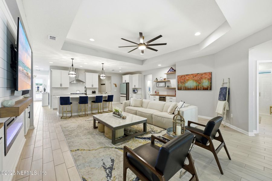 Furnished interior view inside a new home in Silver Landing at SilverLeaf, St. Augustine (Image 13).
