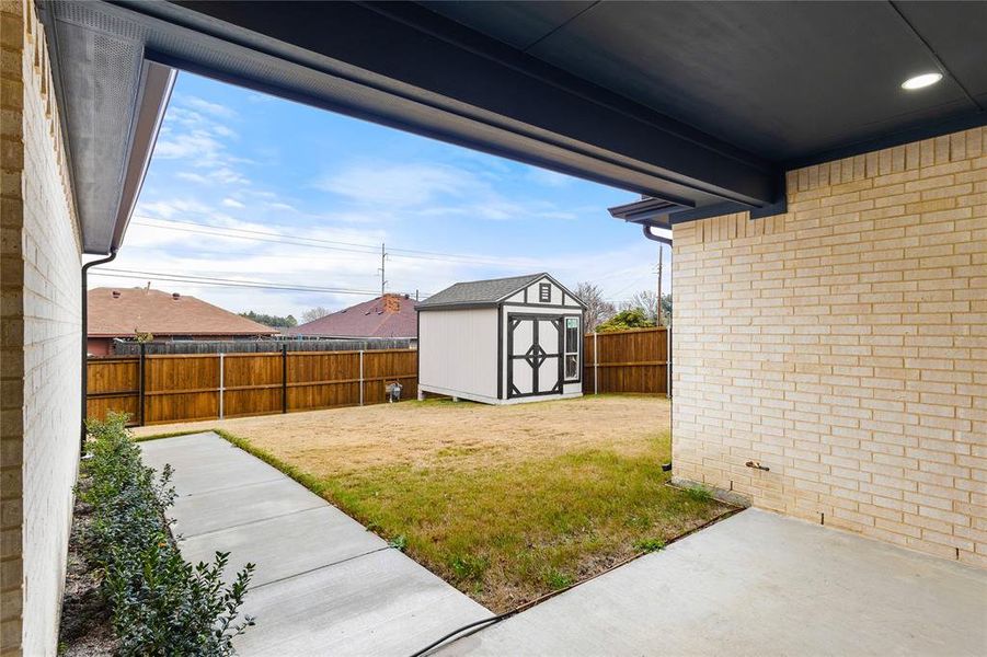 Exterior details and patio area of a home in , Mesquite (Image 2). Exterior details and patio area of a home in , Mesquite (Image 2).