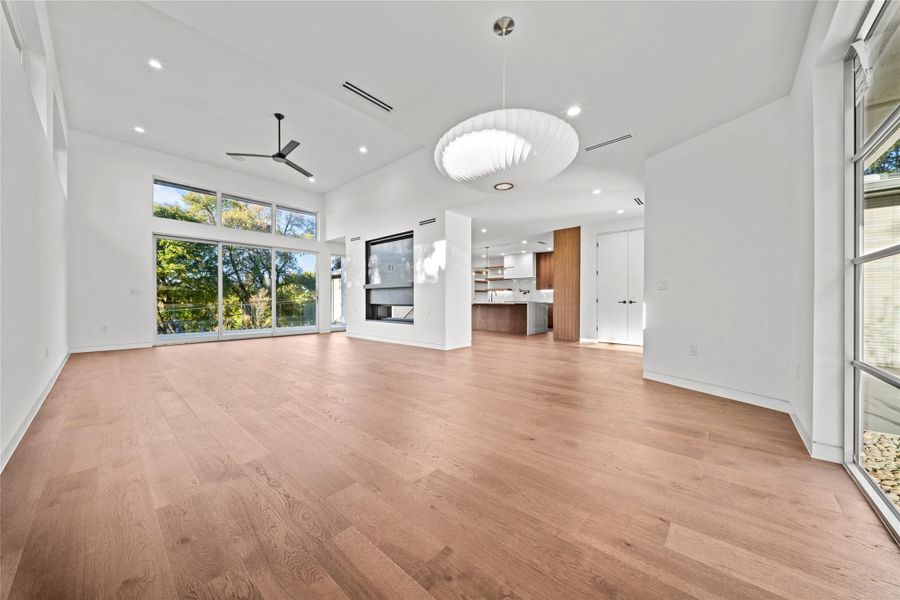 Living room featuring a healthy amount of natural light