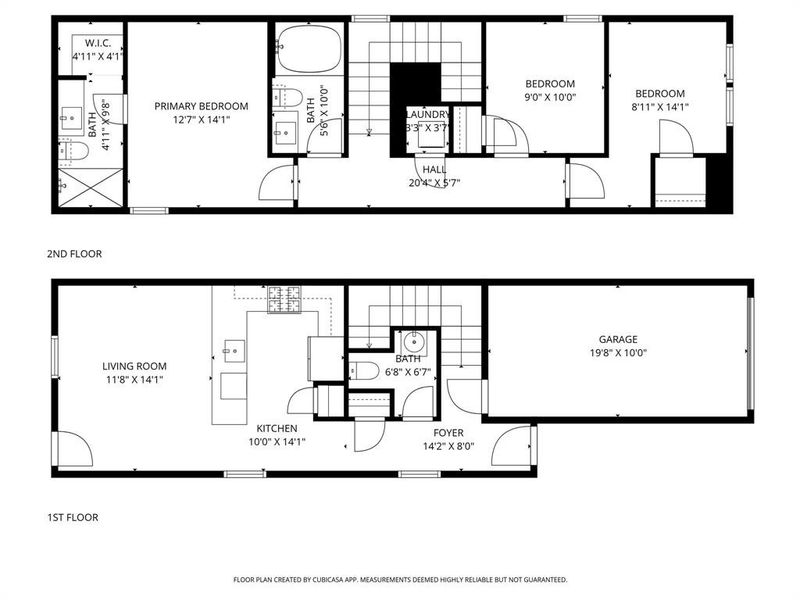 2D floor plan layout of this home in Foree Ranch, Providence Village, TX (Image 5).