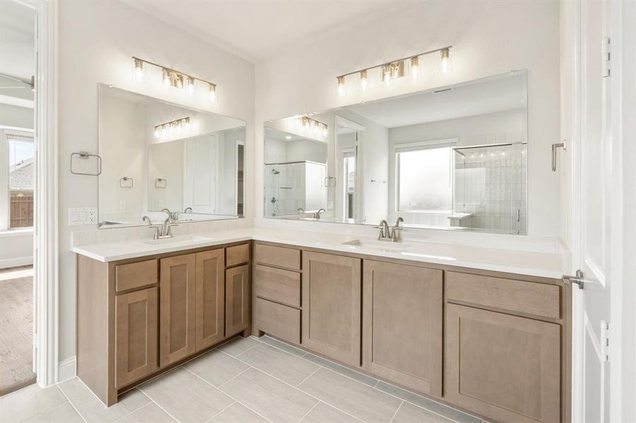 Furnished interior view inside a new home in Hayes Crossing, Midlothian (Image 9).