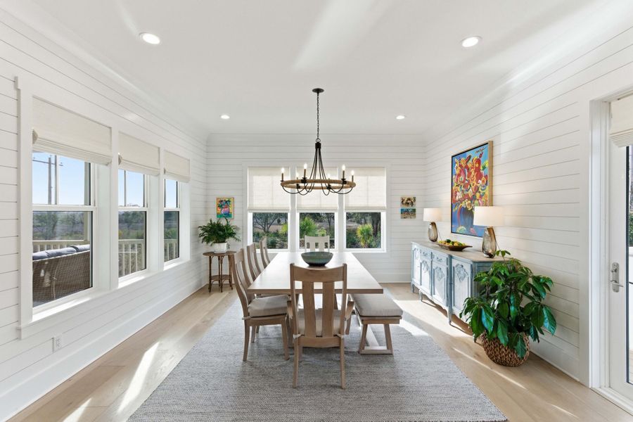 Furnished interior view inside a new home in , Mount Pleasant (Image 15).